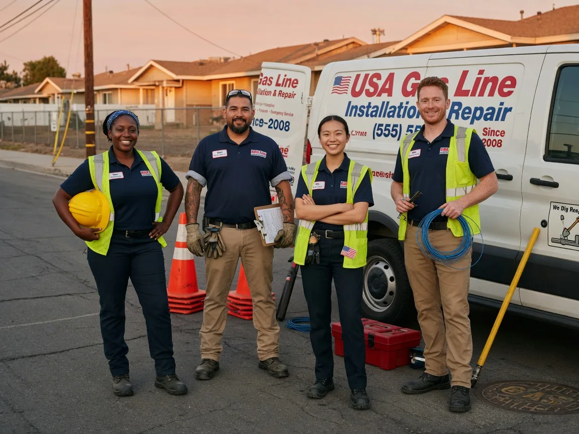 Gas Line Installation company in Volga, SD